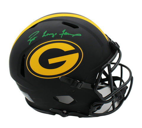 Brett Favre Signed Green Bay Packers Speed Authentic Eclipse Helmet - LE 4 of 44