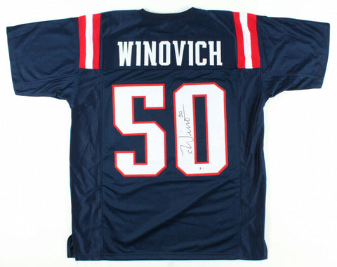 Chase Winovich Signed New England Patriots Jersey (Beckett COA) 2019 3rd Rd Pick