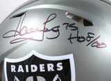 Howie Long Signed Raiders F/S Flash Speed Authentic Helmet w/HOF-BAW Hologram
