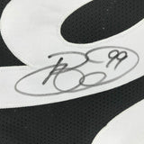 FRAMED Autographed/Signed BRETT KEISEL 33x42 Pittsburgh Black Jersey JSA COA