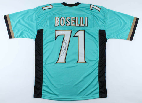 Tony Boselli Signed Jaguars Jersey (JSA COA) Jacksonville 1st Ever Draft Pick