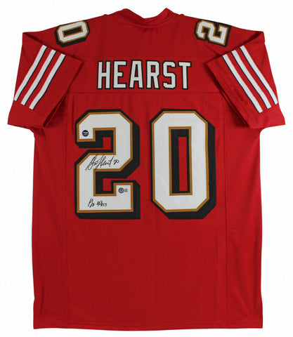 Garrison Hearst Signed San Francisco 49ers Jersey Inscr "Go 49ers" (Beckett COA)