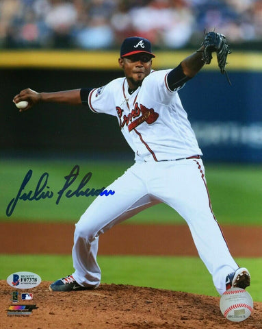 Julio Teheran Signed 8x10 Atlanta Braves Photo BAS