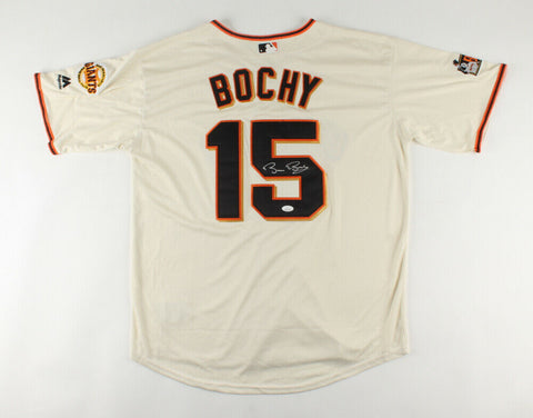 Bruce Bochy Signed San Francisco Giants Majestic MLB Jersey (JSA COA) 3xWS Champ