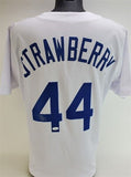 Darryl Strawberry Signed Los Angeles Dodgers Jersey (JSA COA) 8xAll-Star O.F.