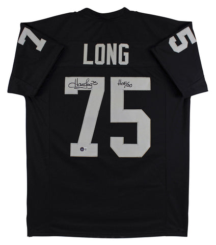 Howie Long "HOF 00" Authentic Signed Black Pro Style Jersey BAS Witnessed