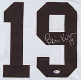 Bernie Kosar Signed Cleveland Browns Jersey (Beckett COA) 2xPro Bowl QB / Miami