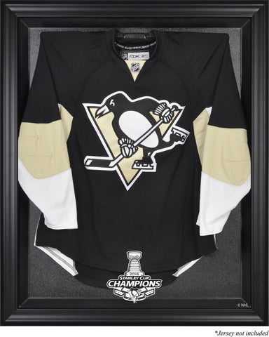 Penguins 2016 Stanley Cup Champs Black Framed Jersey Display Case