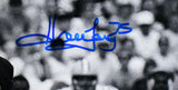 Howie Long Autographed Raiders 16x20 B/W Photo - Beckett W Hologram *Blue