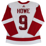 Red Wings Gordie Howe "Mr. Hockey" Signed White Adidas Size 54 Jersey PSA/DNA