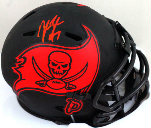 John Lynch Autographed Tampa Bucs Eclipse Mini Helmet- Beckett W *Red