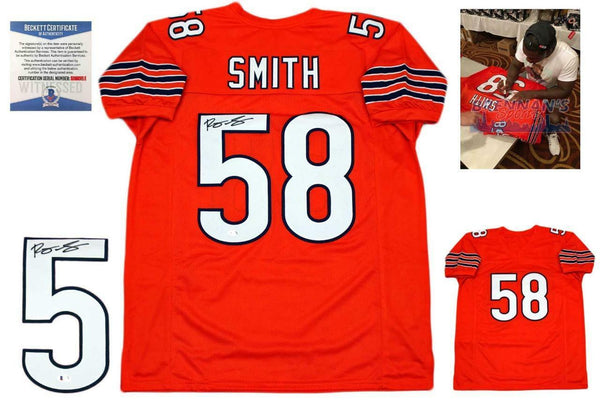 Roquan Smith Autographed SIGNED Jersey - Orange - Beckett Authentic