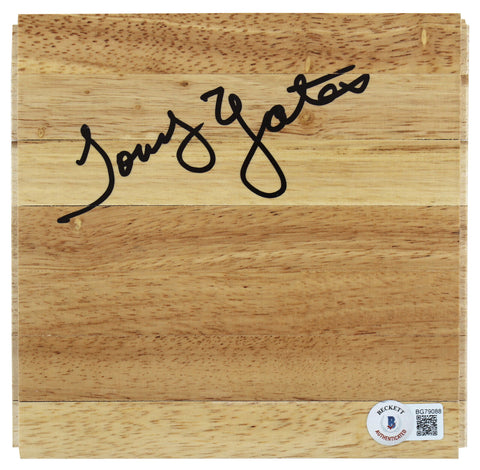 Cincinnati Tony Yates Authentic Signed 6x6 Floorboard Autographed BAS #BG79088