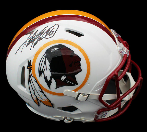 Adrian Peterson Signed Washington Speed Authentic White Matte NFL Helmet