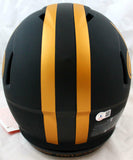 Alvin Kamara Autographed Saints F/S Eclipse Speed Authentic Helmet-BeckettW Holo