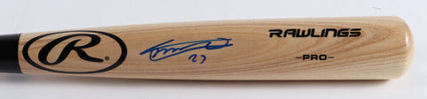 Vladimir Guerrero Jr Signed Rawlings Pro Baseball Bat (Beckett COA) Blue Jays 1B