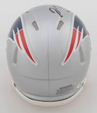 J. C. Jackson Signed New England Patriots Speed Mini Helmet (Beckett COA) D.B.