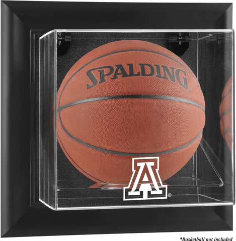 Arizona Wildcats Black Framed Wall-Mountable Basketball Display Case
