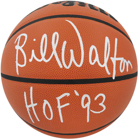 Bill Walton Signed Wilson Indoor/Outdoor NBA Basketball w/HOF'93 (SCHWARTZ COA)