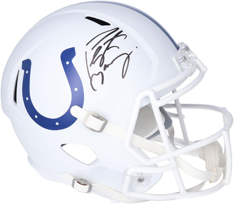 Peyton Manning Colts Signed Riddell FlatAlternate Speed Helmet