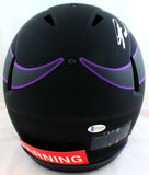 Jared Allen Autographed Vikings Eclipse Speed Authentic Helmet- Beckett *Silver