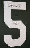 Paul Hornung Signed Packers 35x43 Custom Framed Jersey Inscribed "HOF 86" (JSA )
