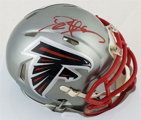 Deion Sanders Signed Atlanta Falcons Flash Alternate Speed Mini Helmet (Beckett)