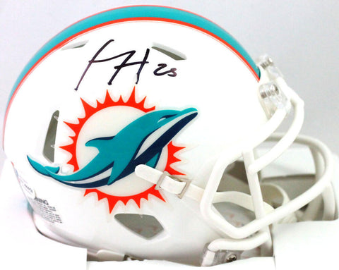 Xavien Howard Autographed Miami Dolphins Speed Mini Helmet - Beckett Witness *B