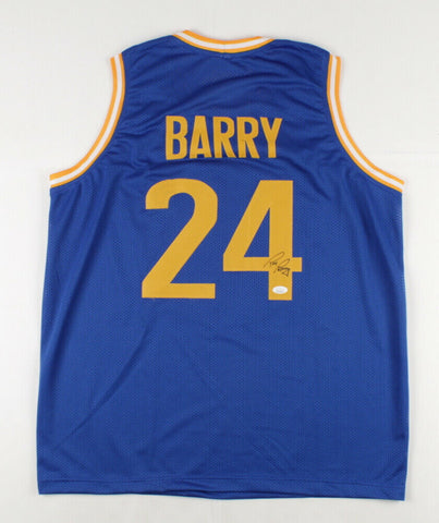 Rick Barry Signed Golden State Warriors Jersey (JSA COA) 1975 NBA Champ /Forward