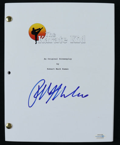 Ralph Macchio (Daniel LaRusso) Signed The Karate Kid Movie Script (AutographCOA)