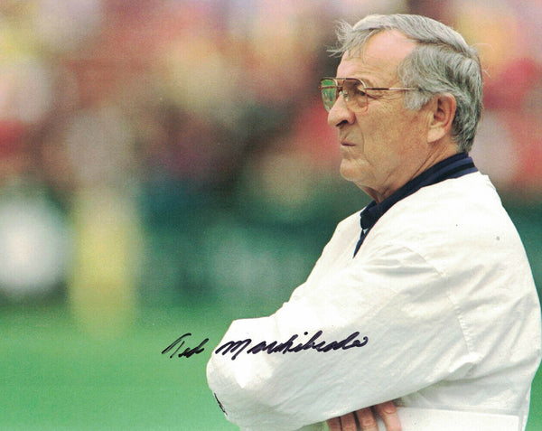 Ted Marchibroda Autographed/Signed Baltimore Ravens 8x10 Photo Coach 30326