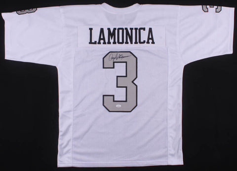 Daryle Lamonica Signed Oakland Raiders White Jersey (JSA COA) The Mad Bomber