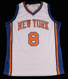 Latrell Sprewell Signed New York Knicks Jersey (Steiner) 4x NBA All Star Forward