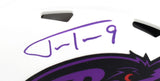Justin Tucker Signed Baltimore Ravens Lunar Speed Mini Helmet- Beckett W Holo