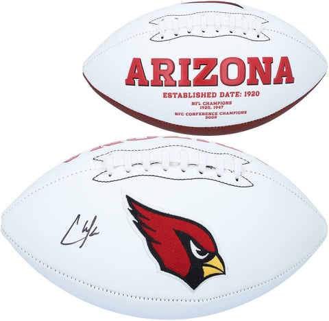 Chase Edmonds Arizona Cardinals Autographed White Panel Football