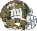 Michael Strahan New York Giants Signed Camo Alternate Speed Authentic Helmet