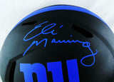 Eli Manning Signed NY Giants F/S Eclipse Speed Authentic Helmet - Fanatics Auth