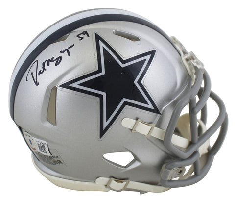 Cowboys Dat Nguyen Authentic Signed Silver Speed Mini Helmet BAS Witnessed