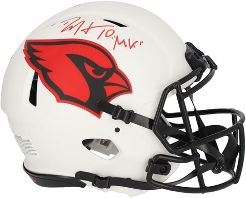 DeAndre HopkInsc Arizona Cardinals Signed Lunar Eclipse Alt Helmet Insc-LE 10