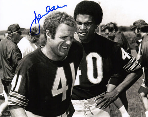 James Caan Signed Brian's Song B&W Brian Piccolo In Pain 8x10 Photo (In Blue)