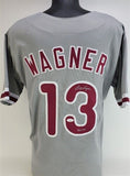 Billy Wagner Signed Inscribed "422 SVS" Philadelphia Phillies Jersey (JSA COA)