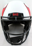 John Lynch Signed TB Bucs Authentic Lunar F/S Helmet w/SB Champs- Beckett W *Red