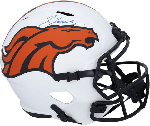 Jerry Jeudy Denver Broncos Signed Lunar Eclipse Alternate Replica Helmet