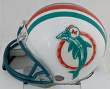 O.J. McDuffie Signed Miami Dolphin Mini Helmet (JSA COA) NFL Receptions Ldr 1998