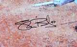 Shane Bieber Signed Cleveland Indians 16X20 Pitching In Snow - BA W Holo *Black