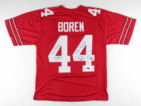 Ohio State Buckeyes Signed Jersey Inscribed "F*** Michigan!" & "Boren Brothers"