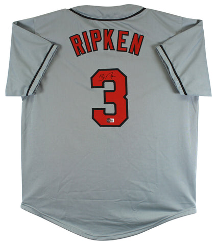 Billy Ripken Authentic Signed Grey Pro Style Jersey Autographed BAS Witnessed