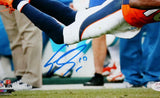 Emmanuel Sanders Autographed Broncos 8x10 PF Dive Photo- JSA Witness Authentic