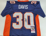 Terrell Davis Signed Denver Broncos Jersey (JSA COA) 2xSuper Bowl Champion R.B.