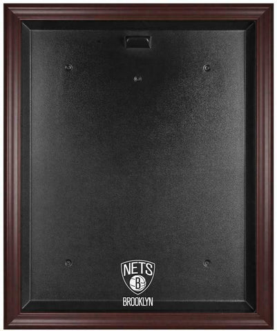 NBA Brooklyn Nets Mahogany Framed Logo Jersey Display Case - Fanatics Authentic